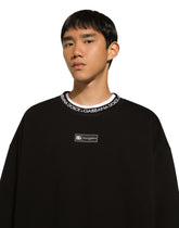 Round-neck sweatshirt with Dolce&Gabbana logo - | Dolce & Gabbana