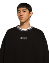 Round-neck sweatshirt with Dolce&Gabbana logo - | Dolce & Gabbana