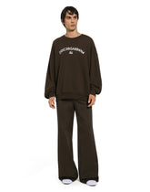 Round-neck sweatshirt with Dolce&Gabbana logo print - | Dolce & Gabbana