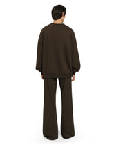 Round-neck sweatshirt with Dolce&Gabbana logo print - | Dolce & Gabbana