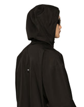 Hooded nylon jacket with DGVIB3 patch - | Dolce & Gabbana