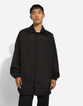 Technical fabric jacket with tag - | Dolce & Gabbana