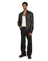Nappa leather bomber jacket - | Dolce & Gabbana