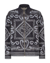 Marina-print denim blouse - | Dolce & Gabbana