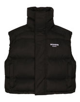 High-necked nylon vest with logo embroidery DGVIB3 - | Dolce & Gabbana