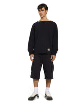 Boat-neck sweatshirt with Marina print - | Dolce & Gabbana