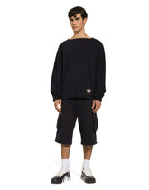 Boat-neck sweatshirt with Marina print - | Dolce & Gabbana