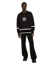 Round-neck sweatshirt with DG logo - | Dolce & Gabbana