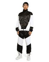 Zip-up nylon jacquard jacket with DG logo - | Dolce & Gabbana