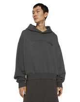 Cropped hoodie with Dolce&Gabbana logo - | Dolce & Gabbana