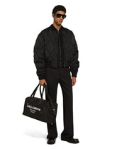 Quilted gabardine bomber jacket - | Dolce & Gabbana