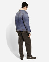 Denim and shearling jacket - | Dolce & Gabbana