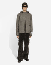 Jacket with zipper and hood - | Dolce & Gabbana
