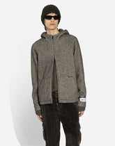 Jacket with zipper and hood - | Dolce & Gabbana