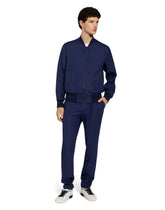 Unlined linen bomber jacket - | Dolce & Gabbana