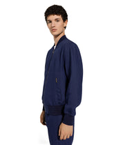 Unlined linen bomber jacket - | Dolce & Gabbana