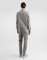 Cashmere and wool bomber jacket with tag - | Dolce & Gabbana