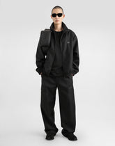 Wool jacket with a high neck and tag - | Dolce & Gabbana