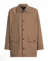 Technical fabric parka with tag - | Dolce & Gabbana
