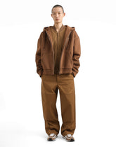 Technical fabric bomber jacket with tag - | Dolce & Gabbana