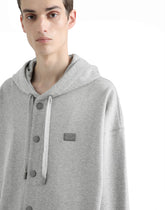 Cotton hoodie with tag - | Dolce & Gabbana