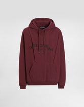 Cotton hoodie with logo - | Dolce & Gabbana