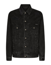 Gray wash denim jacket - | Dolce & Gabbana
