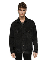 Gray wash denim jacket - | Dolce & Gabbana
