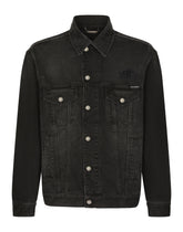 Gray wash denim jacket - | Dolce & Gabbana
