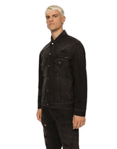 Gray wash denim jacket - | Dolce & Gabbana