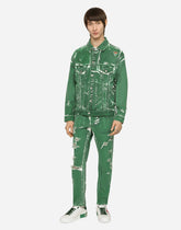 Overdyed stretch denim jacket - | Dolce & Gabbana