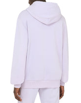 Jersey hoodie with branded tag - | Dolce & Gabbana