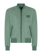 Nylon jacket with branded tag - | Dolce & Gabbana