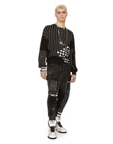 Printed cotton jersey sweatshirt - | Dolce & Gabbana