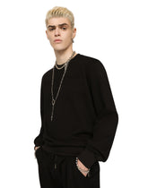 Technical jersey sweatshirt with embossed DG logo - | Dolce & Gabbana