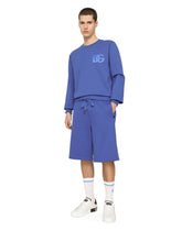 Jersey sweatshirt with DG embroidery - | Dolce & Gabbana