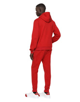 Zip-up jersey hoodie with DG embroidery - | Dolce & Gabbana