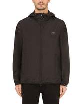 Nylon jacket with hood - | Dolce & Gabbana