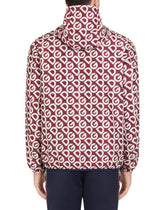 Nylon jacket with all-over DG logo - | Dolce & Gabbana