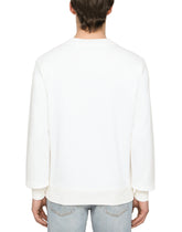 JERSEY SWEATSHIRT WITH DG LOGO PRINT - | Dolce & Gabbana