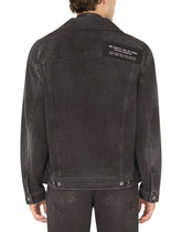 Denim jacket with double construction - | Dolce & Gabbana