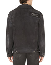 Denim jacket with double construction - | Dolce & Gabbana