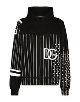 Printed technical jersey hoodie - | Dolce & Gabbana