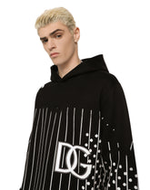 Printed technical jersey hoodie - | Dolce & Gabbana