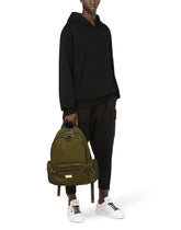 Jersey hoodie with 3d logo - | Dolce & Gabbana