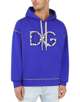 Hoodie with the 3D DG logo print - | Dolce & Gabbana
