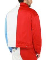 Patchwork jacket with DG patch - | Dolce & Gabbana