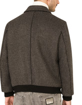 Wool houndstooth jacket - | Dolce & Gabbana