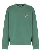 Jersey sweatshirt with embroidery - | Dolce & Gabbana