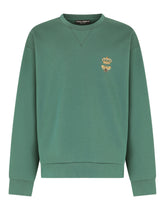 Jersey sweatshirt with embroidery - | Dolce & Gabbana